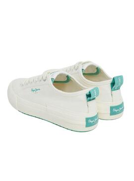 Scarpa Pepe Jeans Allen Band Bianca per Donna