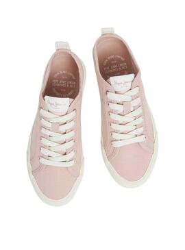 Sneakers Pepe Jeans Allit Fascia Rosa per Donna