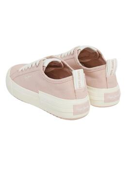 Sneakers Pepe Jeans Allit Fascia Rosa per Donna