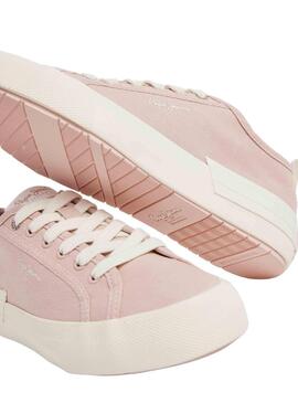 Sneakers Pepe Jeans Allit Fascia Rosa per Donna