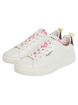 Sneakers Pepe Jeans Camden Street Bianco e Azul