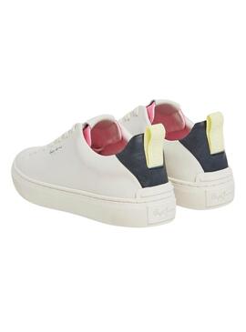 Sneakers Pepe Jeans Camden Street Bianco e Azul