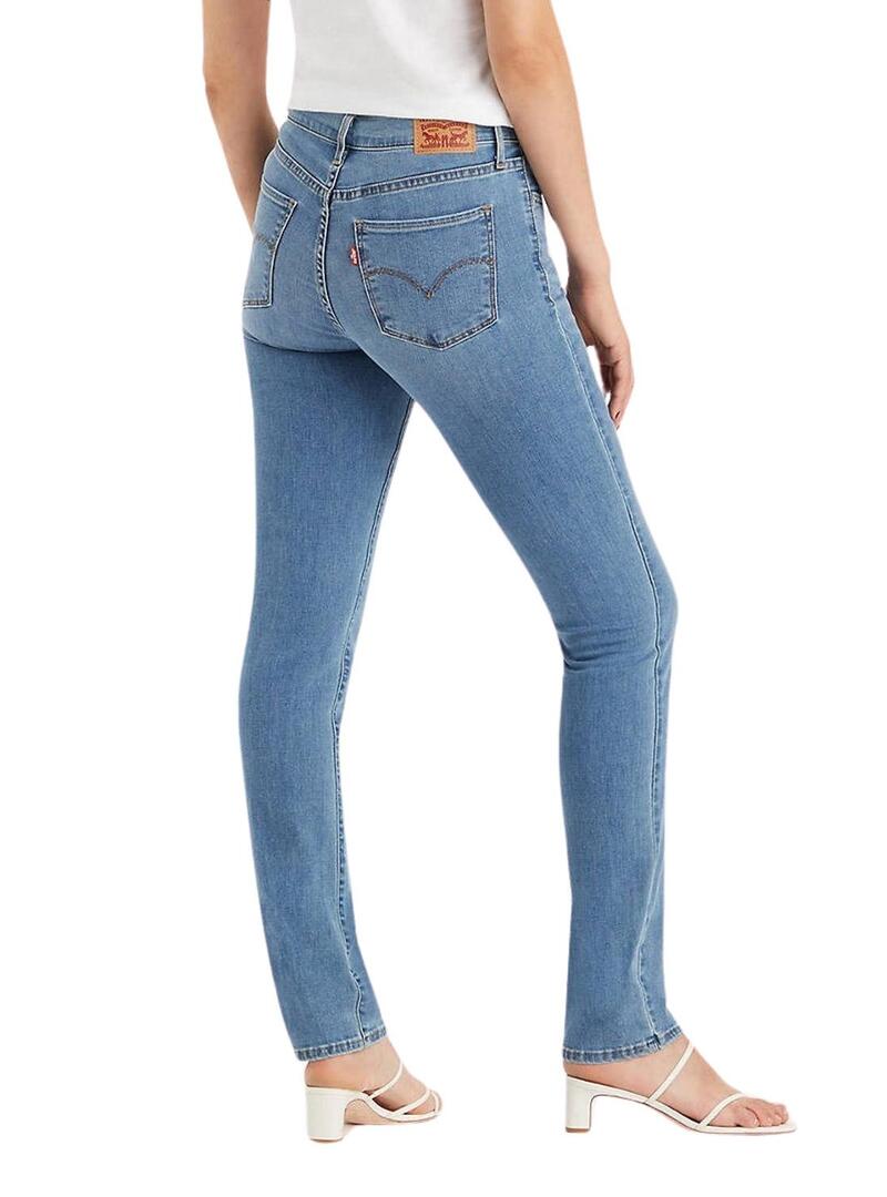 Pantaloni Jeans Levi's 312 Shaping Slim Blu 