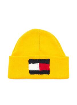 Tommy Hilfiger Hat Flag Beanie Yellow