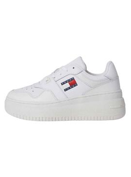 Sneakers Tommy Jeans Retro Cestino Bianco Donna