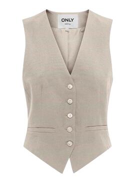 Gilet Only Diana Beige per Donna