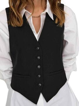 Gilet Only Diana Nero per Donna