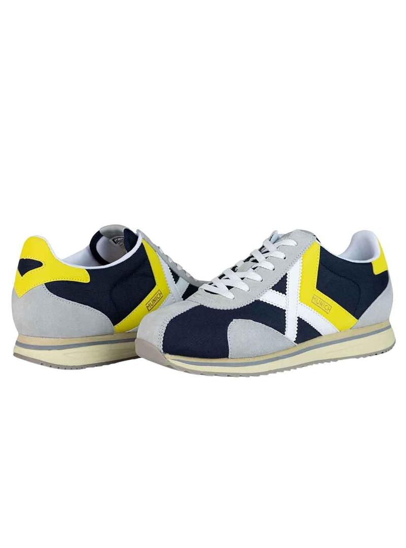 Sneakers Munich Sapporo174 Blu Blu Navy Uomo