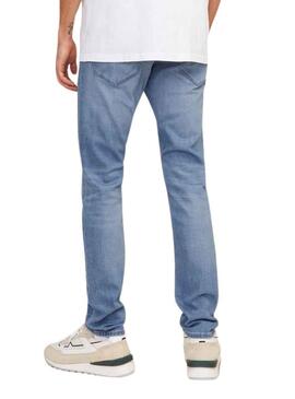 Pantaloni Jeans Jack & Jones Glenn Blu Uomo