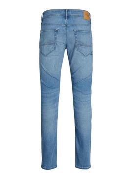 Pantaloni Jeans Jack & Jones Glenn Blu Uomo