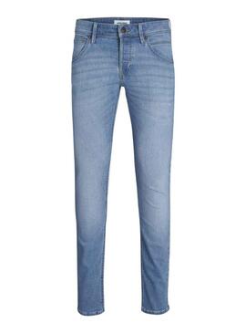 Pantaloni Jeans Jack & Jones Glenn Blu Uomo