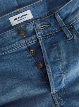 Pantaloni Jeans Jack & Jones Glenn Blu Uomo