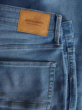 Pantaloni Jeans Jack & Jones Glenn Blu Uomo