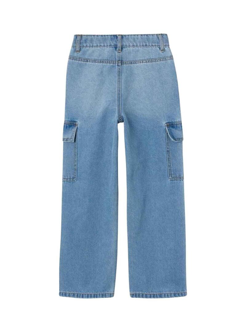 Pantaloni Jeans Name It Rosa Denim per Bambina