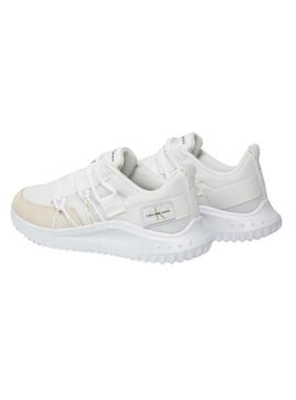 Sneakers Calvin Klein Runner Eva Bianco Donna