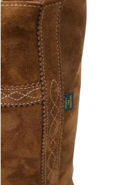 Stivale Dakota Boots Campera Baja Pelle Marrone Donna