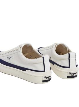 Sneakers Pepe Jeans Ben Band Bianco per Uomo