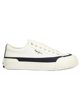 Sneakers Pepe Jeans Ben Band Bianco per Uomo