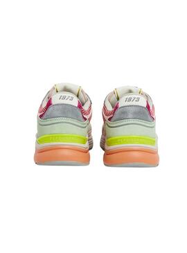 Sneakers Pepe Jeans Dave Rise Rosa per Donna