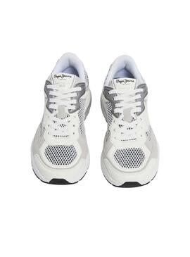 Sneakers Pepe Jeans Dave Evolution Bianco Donna
