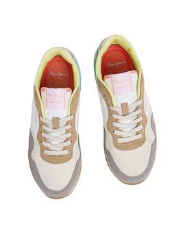 Sneakers Pepe Jeans London Urbano Grigio per Donna