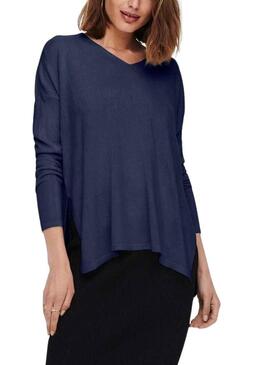 Pullover Only Amalia Blu Navy per Donna