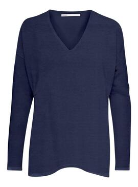 Pullover Only Amalia Blu Navy per Donna