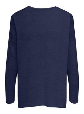 Pullover Only Amalia Blu Navy per Donna