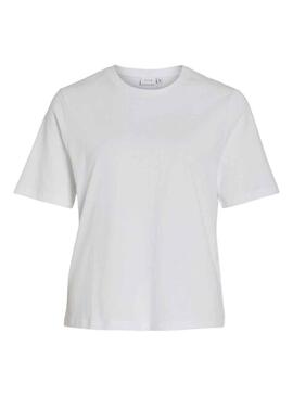 T-Shirt Vila Vidarlene Bianco per Donna