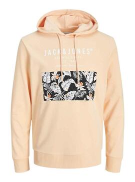 Felpa Jack & Jones Corallo a forma di ghiaccio Uomo