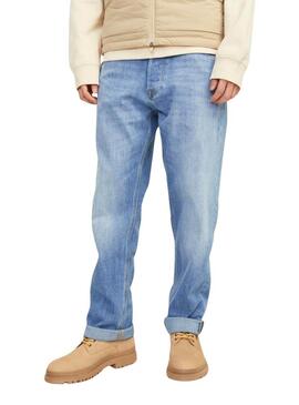 Pantaloni Jeans Jack & Jones Chris Blu Uomo