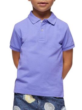 Polo Mayoral Lila Basic Granito per Bambino