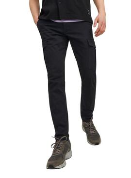 Pantaloni Jack & Jones Marco Joe Cargo Nero Uomo