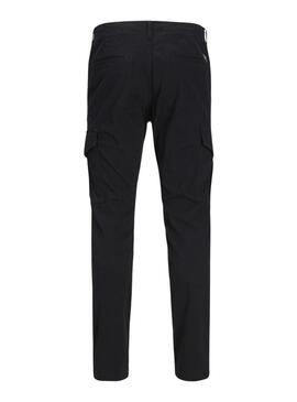 Pantaloni Jack & Jones Marco Joe Cargo Nero Uomo