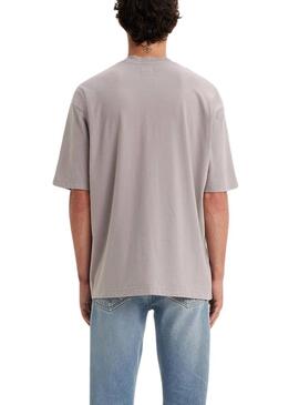 T-Shirt Levis Skate Grigio per Uomo