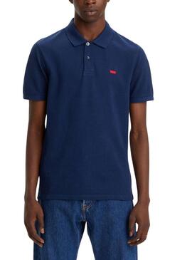 Polo Levis Housemark Blu Navy per Uomo