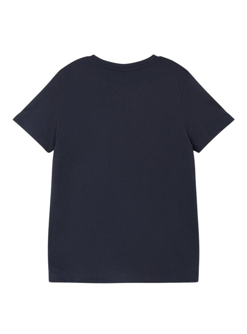 T-Shirt Name It Dolasse Blu Navy per Bambino