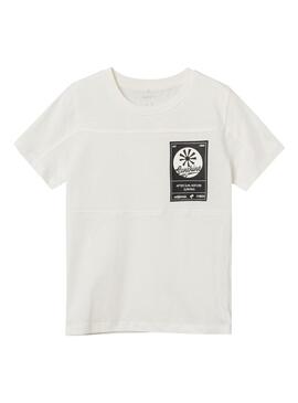 T-Shirt Name It Dolasse Beige per Bambino