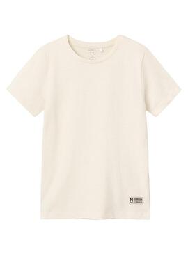 T-Shirt Name It Derviet Beige per Bambino