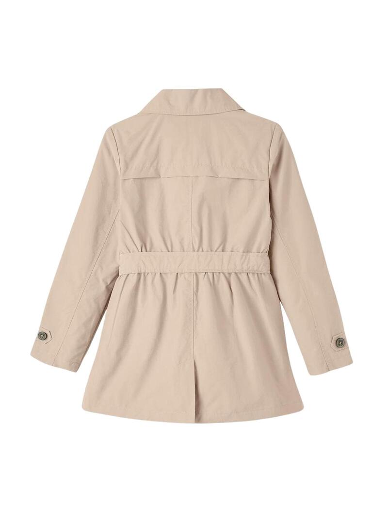 Trench Trench Madelin Beige per Bambina