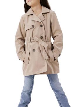 Trench Trench Madelin Beige per Bambina