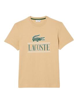 T-Shirt Lacoste Timeless Beige Uomo e Donna