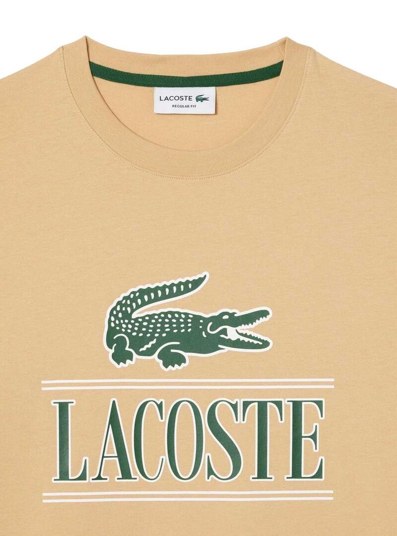 T-Shirt Lacoste Timeless Beige Uomo e Donna