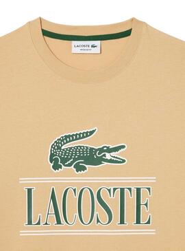 T-Shirt Lacoste Timeless Beige Uomo e Donna