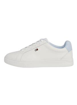 Sneakers Tommy Hilfiger Flag Court Bianco Donna