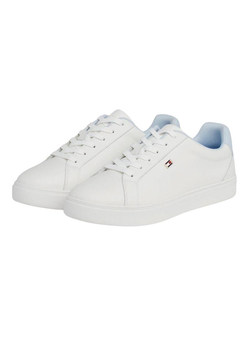 Sneakers Tommy Hilfiger Flag Court Bianco Donna