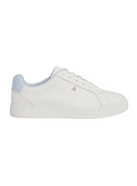 Sneakers Tommy Hilfiger Flag Court Bianco Donna