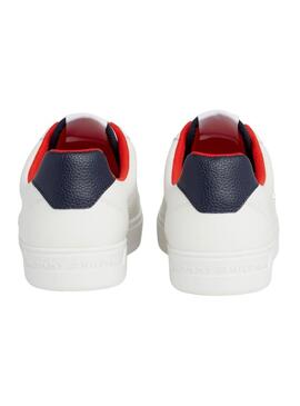 Sneakers Tommy Hilfiger Court Bianco per Donna