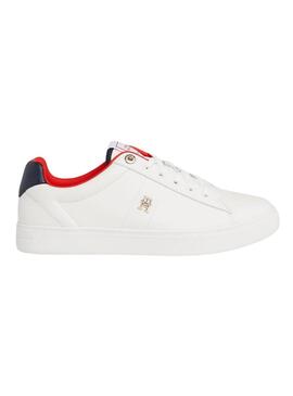 Sneakers Tommy Hilfiger Court Bianco per Donna