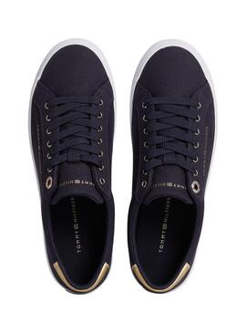 Sneakers Tommy Hilfiger Canvas Blu Navy per Donna